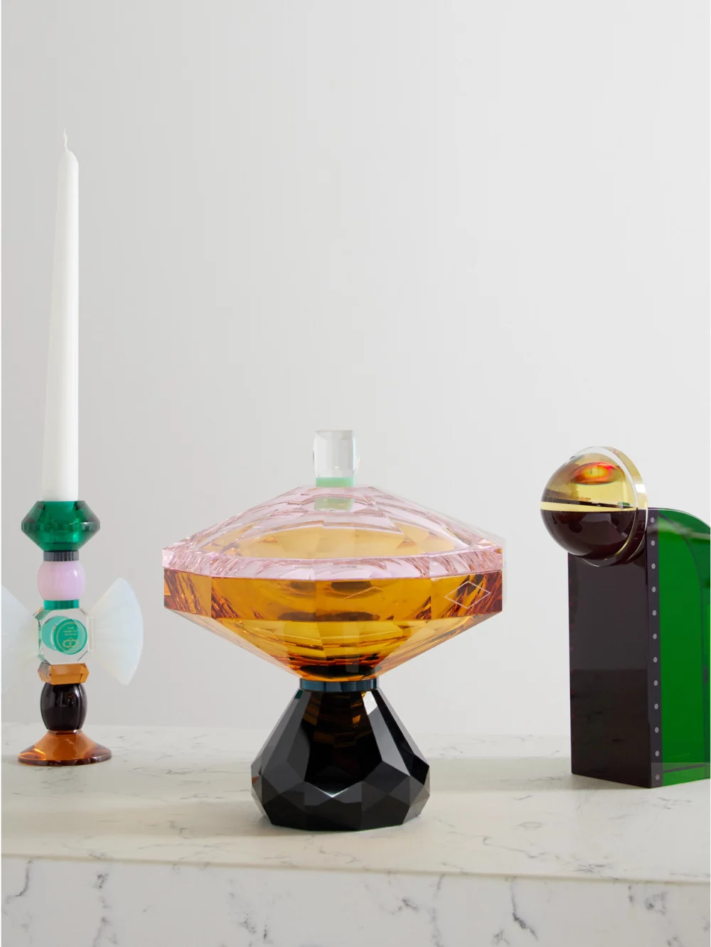 Reflections Copenhagen Hamptons Crystal Bonbonniere, styled view