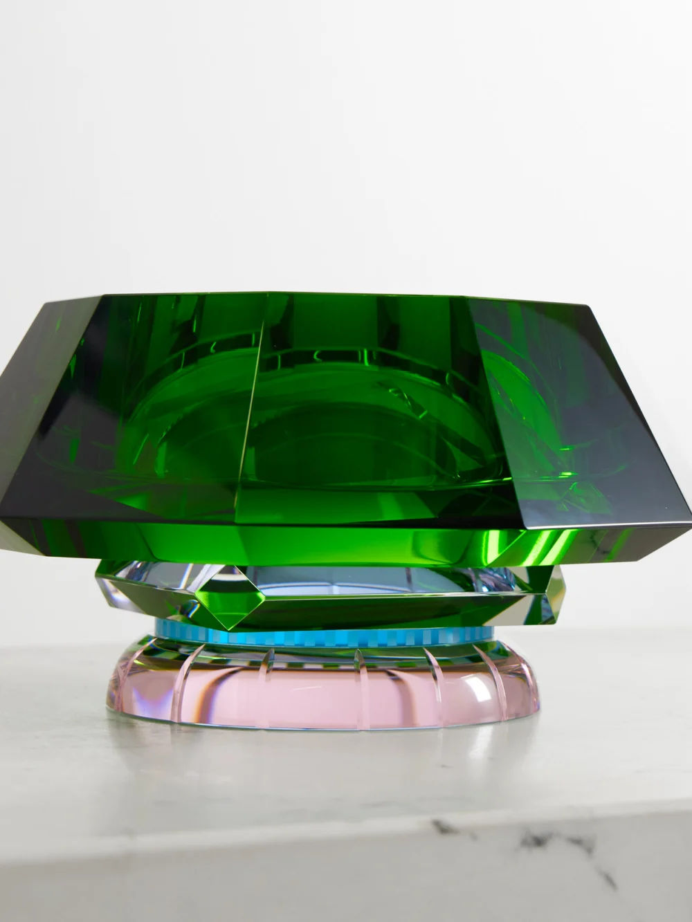 Close-up detail of the Reflections Copenhagen Lizzi Crystal Bowl