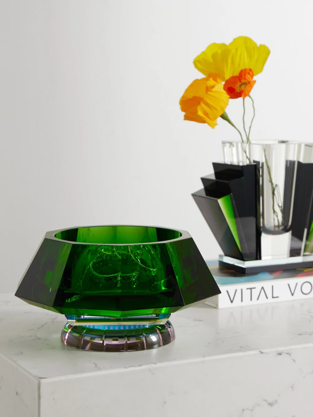 Reflections Copenhagen Lizzi Crystal Bowl, styled view