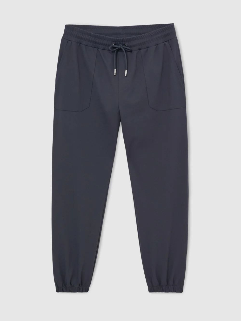 Reiss Airforce Blue R-flex Stretch-twill Cuffed Joggers, view 2
