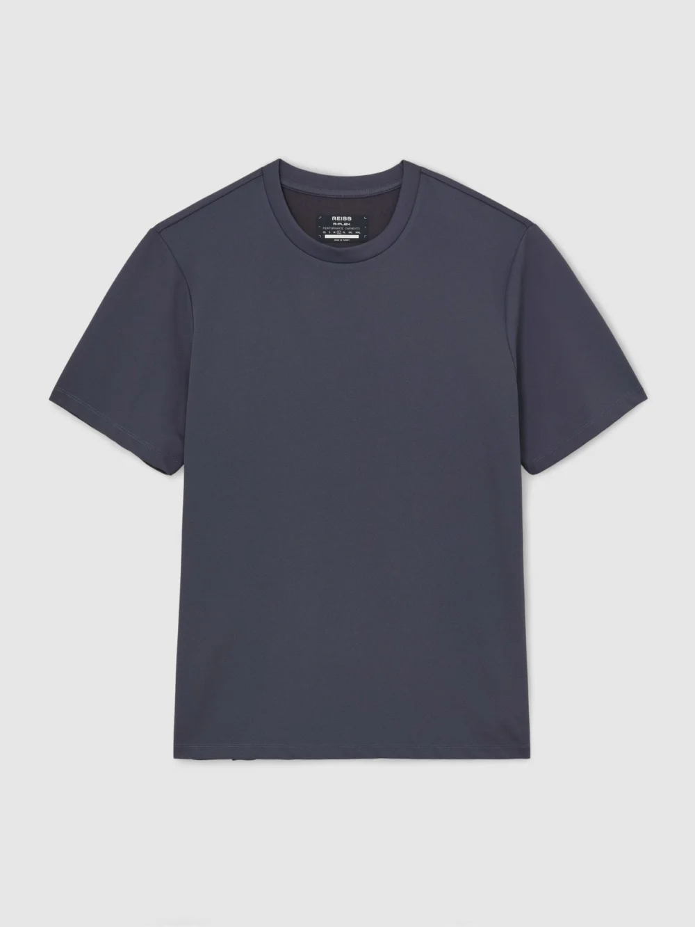 Reiss Airforce Blue R-flex Stretch-twill Modern-fit T-shirt, view 2