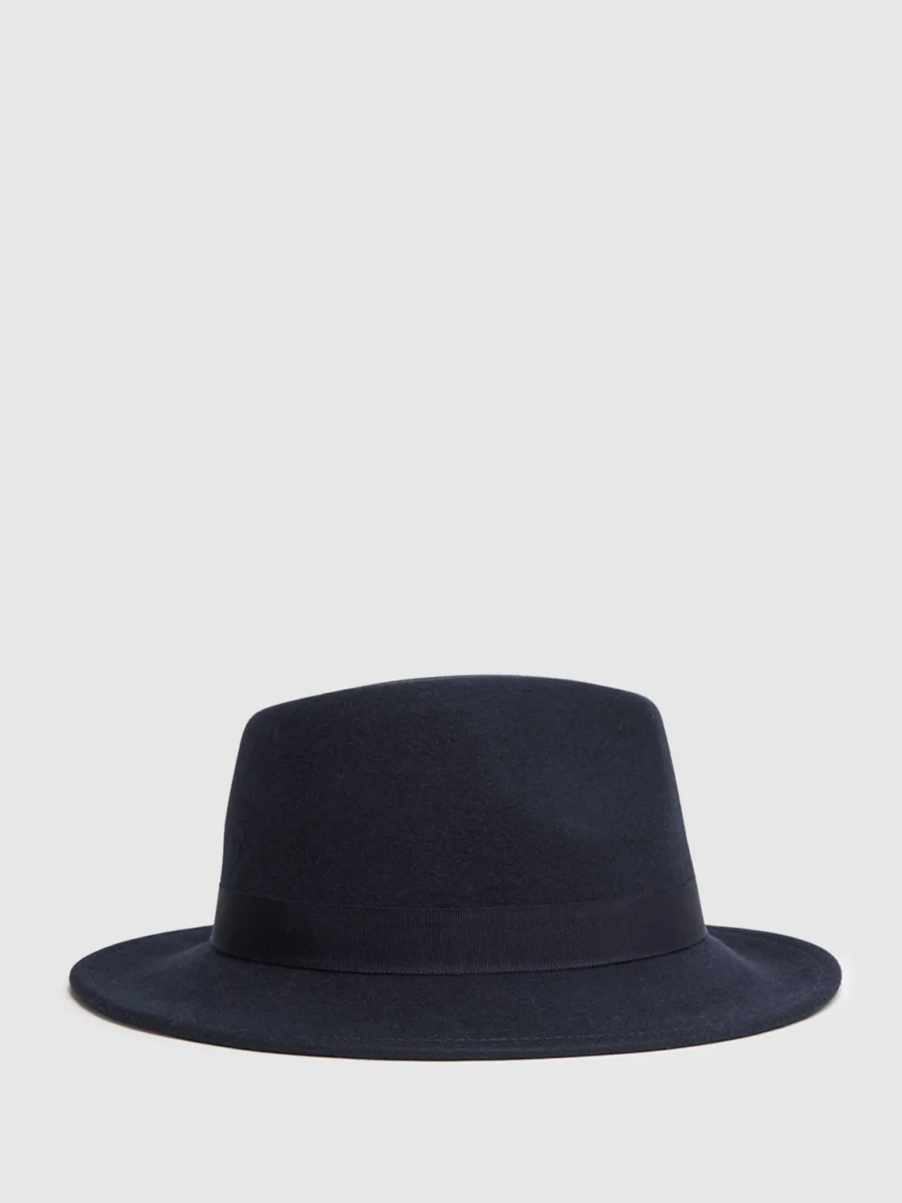 Reiss Ally Women's Navy Wool Fedora Hat