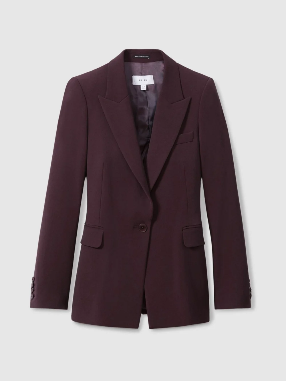 Reiss Berry Petite Tailored Single Breasted Suit Blazer, view 2