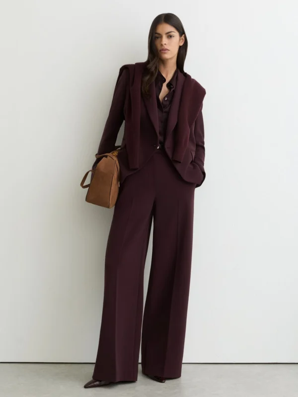 Reiss Berry Wide-leg Suit Trousers