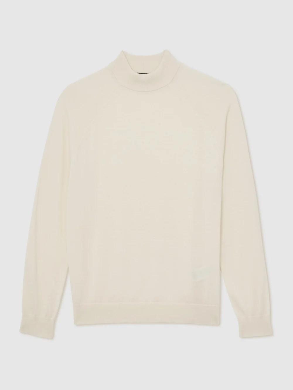 Reiss Bianco Merino Wool Mock-neck Jumper, view 2