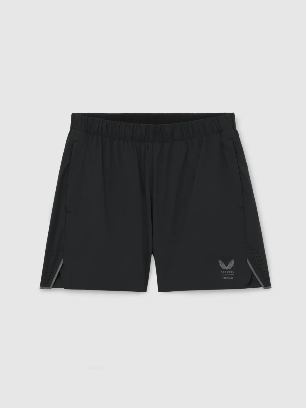 Reiss Black 5 Split Short | Castore 5-Inch Training Shorts, view 2