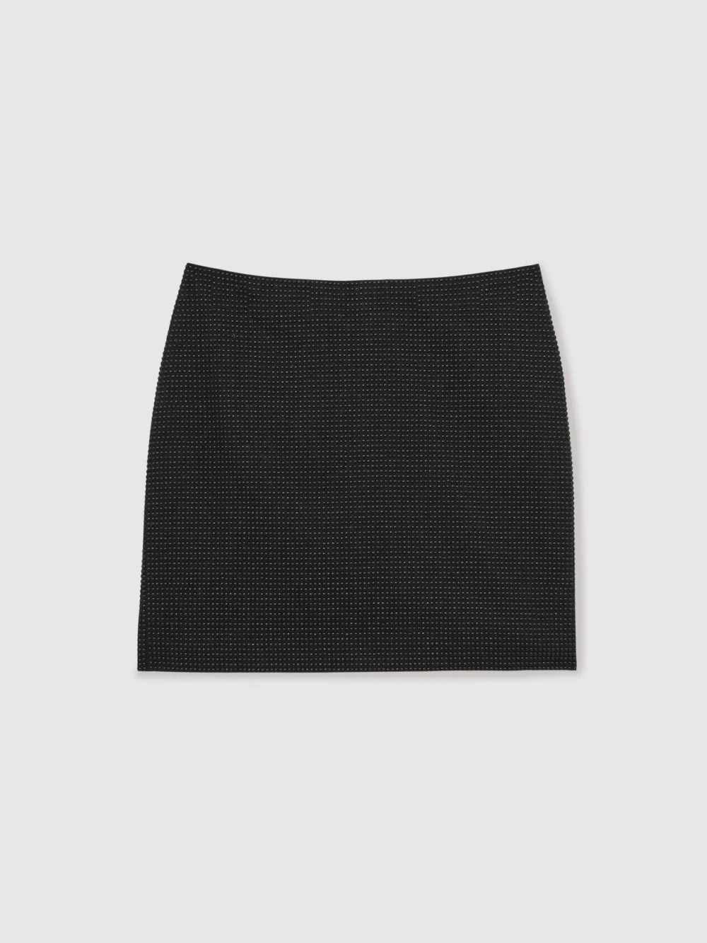 Reiss Black Atelier Embellished Mini Skirt, view 2