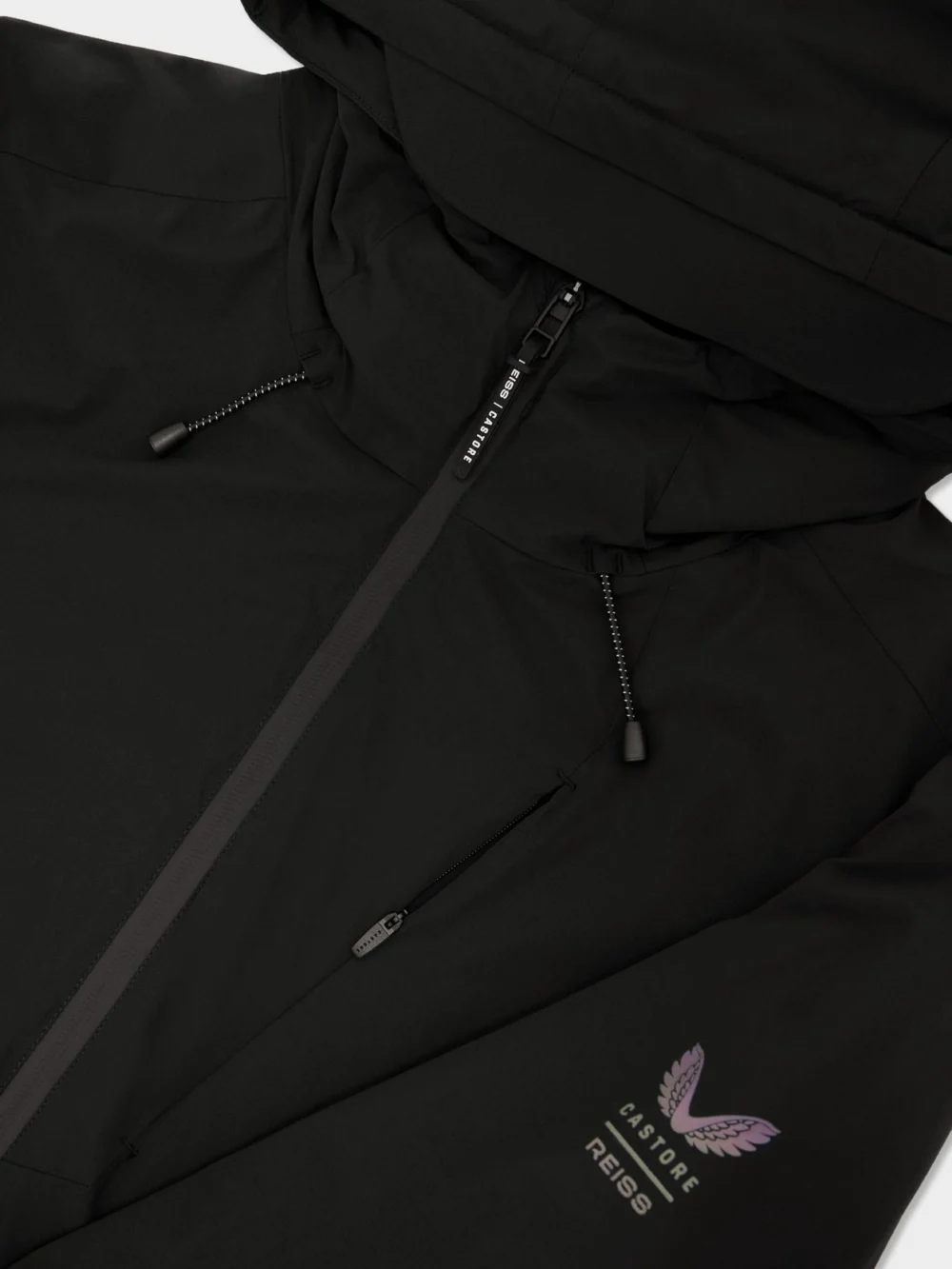 Reiss Black Bench | Castore Insulated Hooded Long, view 4