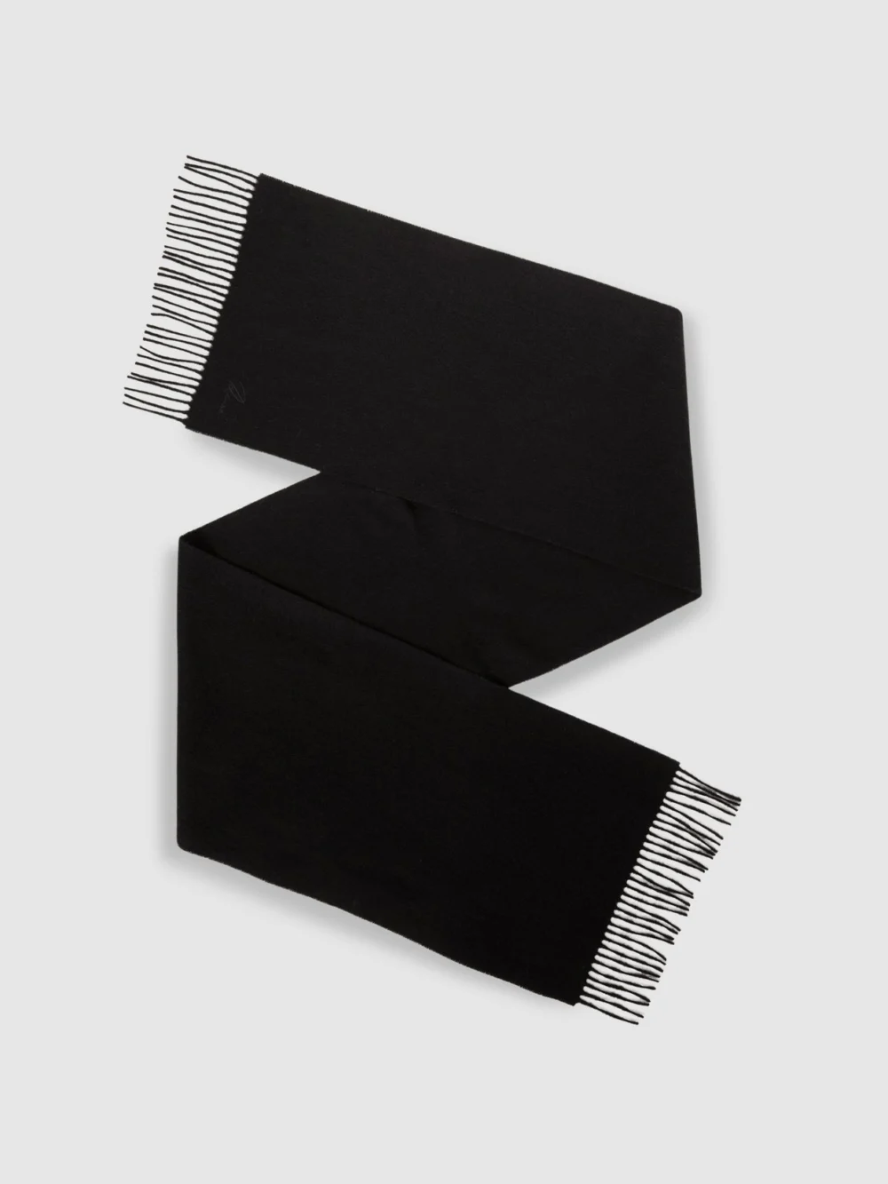 Reiss Black Cashmere Blend Scarf,