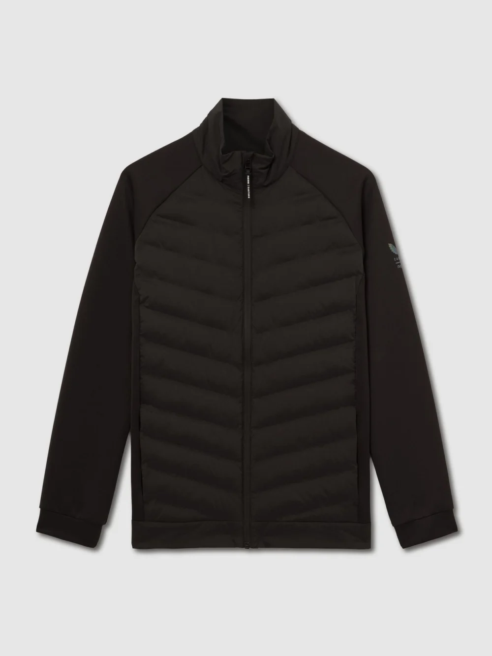 Reiss Black Hybrid | Castore Quilted, view 2