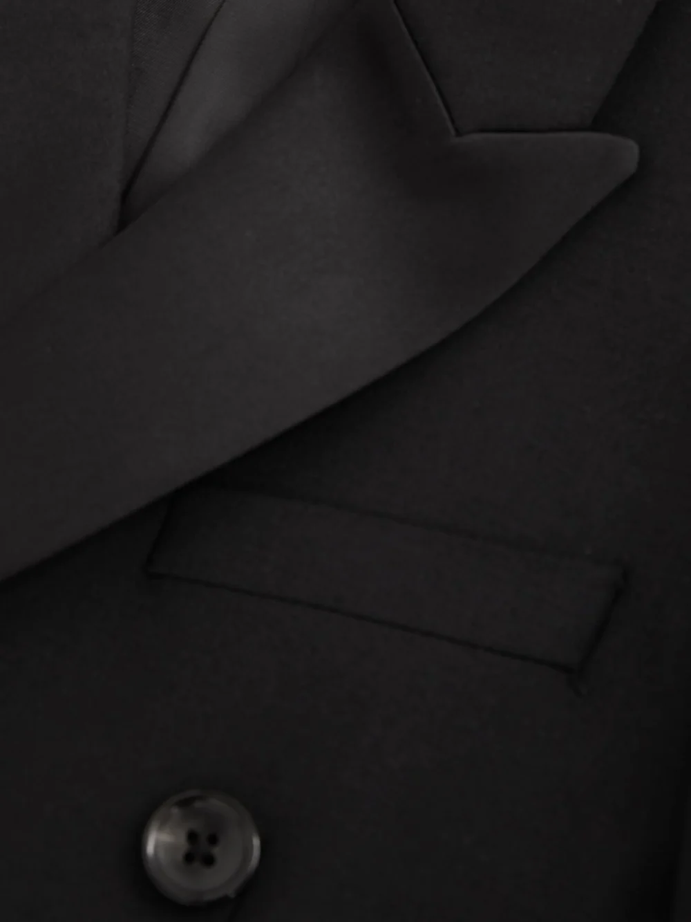 Reiss Black Knightsbridge 3-9 yrs Double-breasted Tuxedo Blazer Wool-blend, view 4