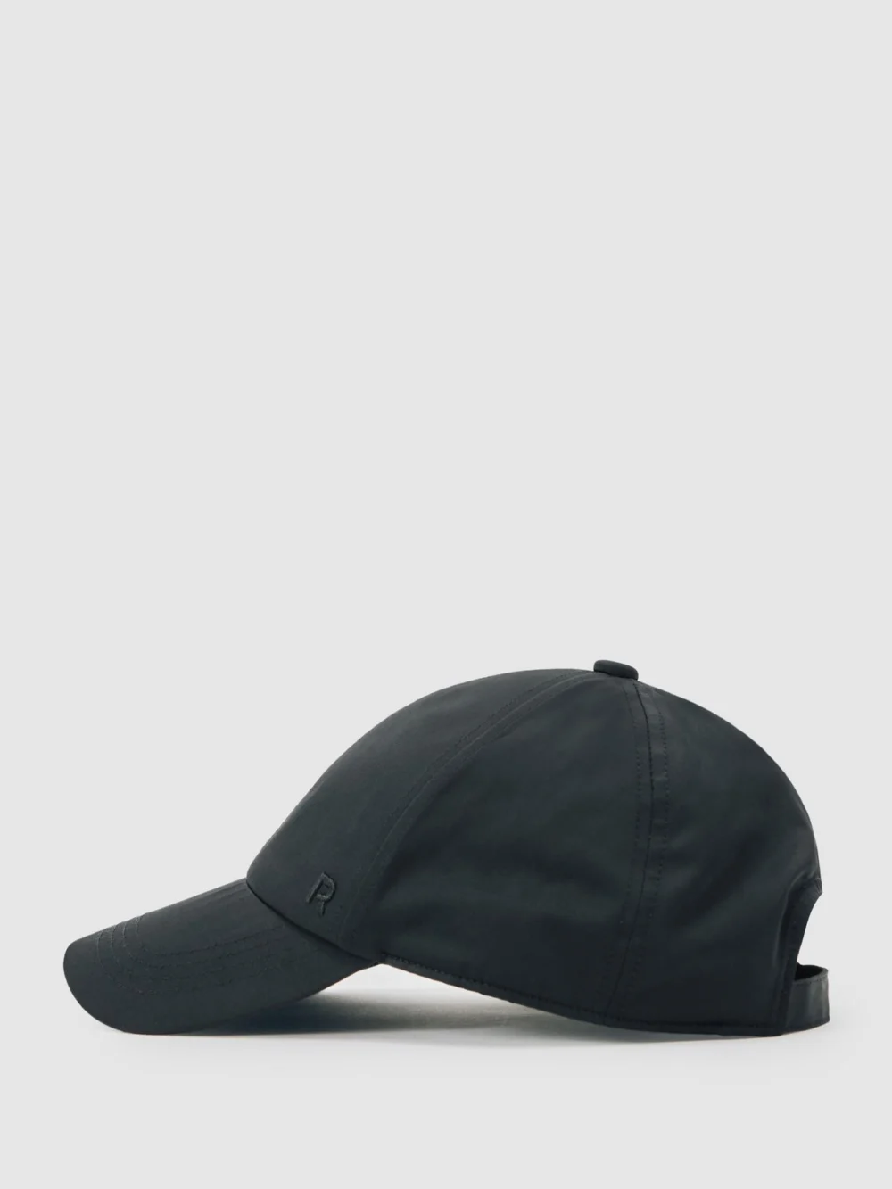 Reiss Black Logo-embroidered Baseball Cap, view 3
