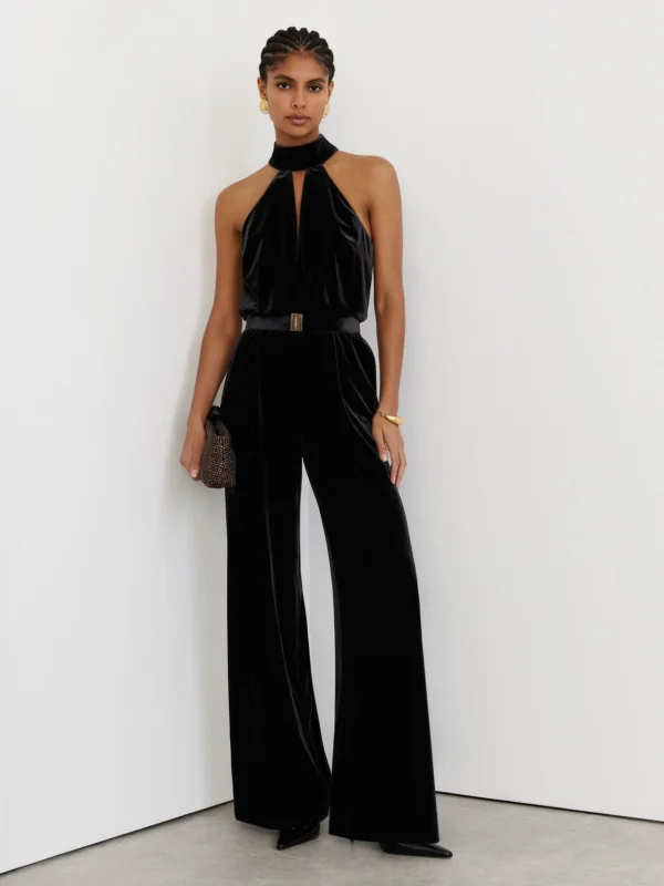Reiss Black Petite Jumpsuit