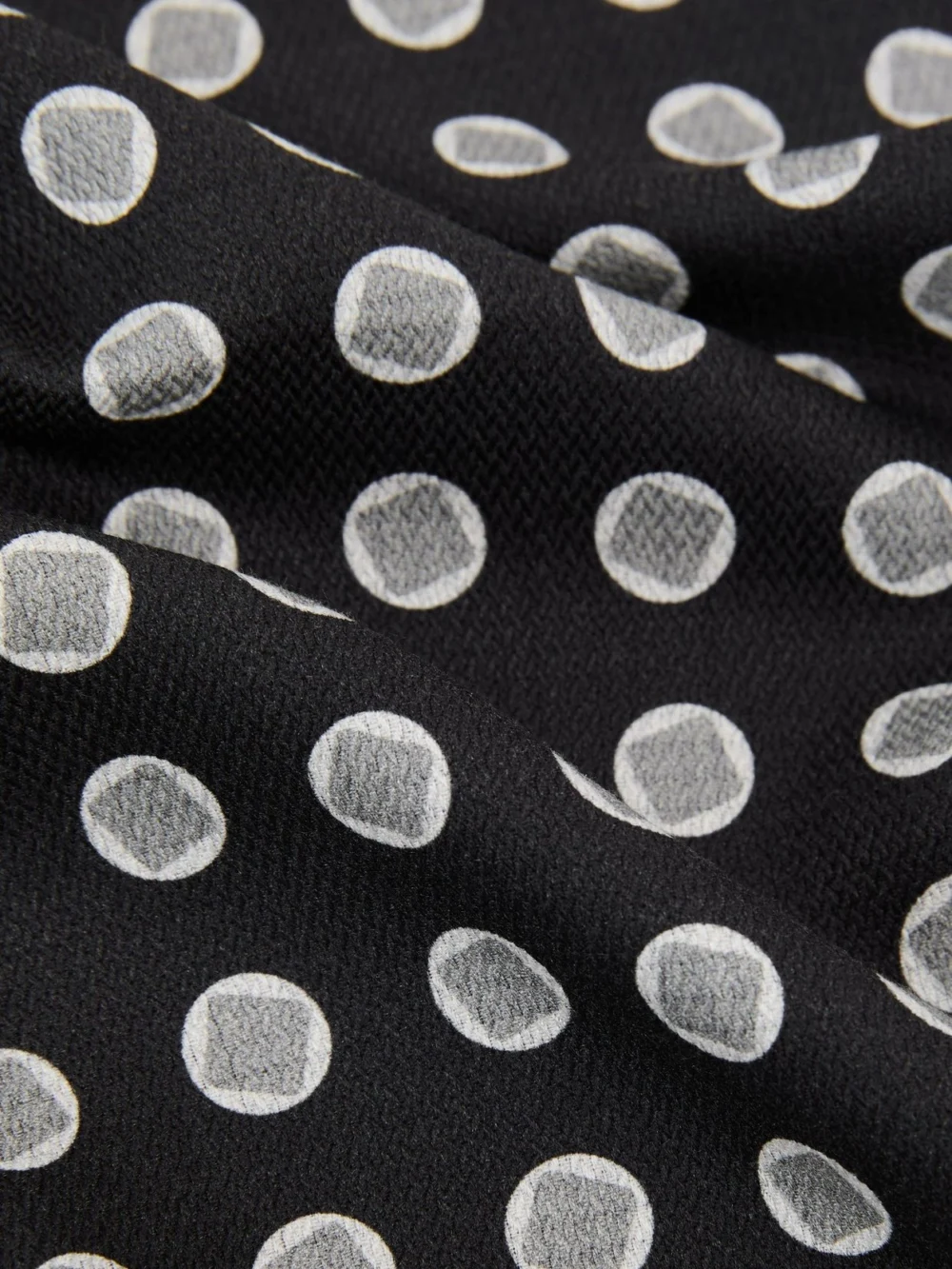 Reiss Black Silk Geometric Medallion-print Pocket Square,, view 3