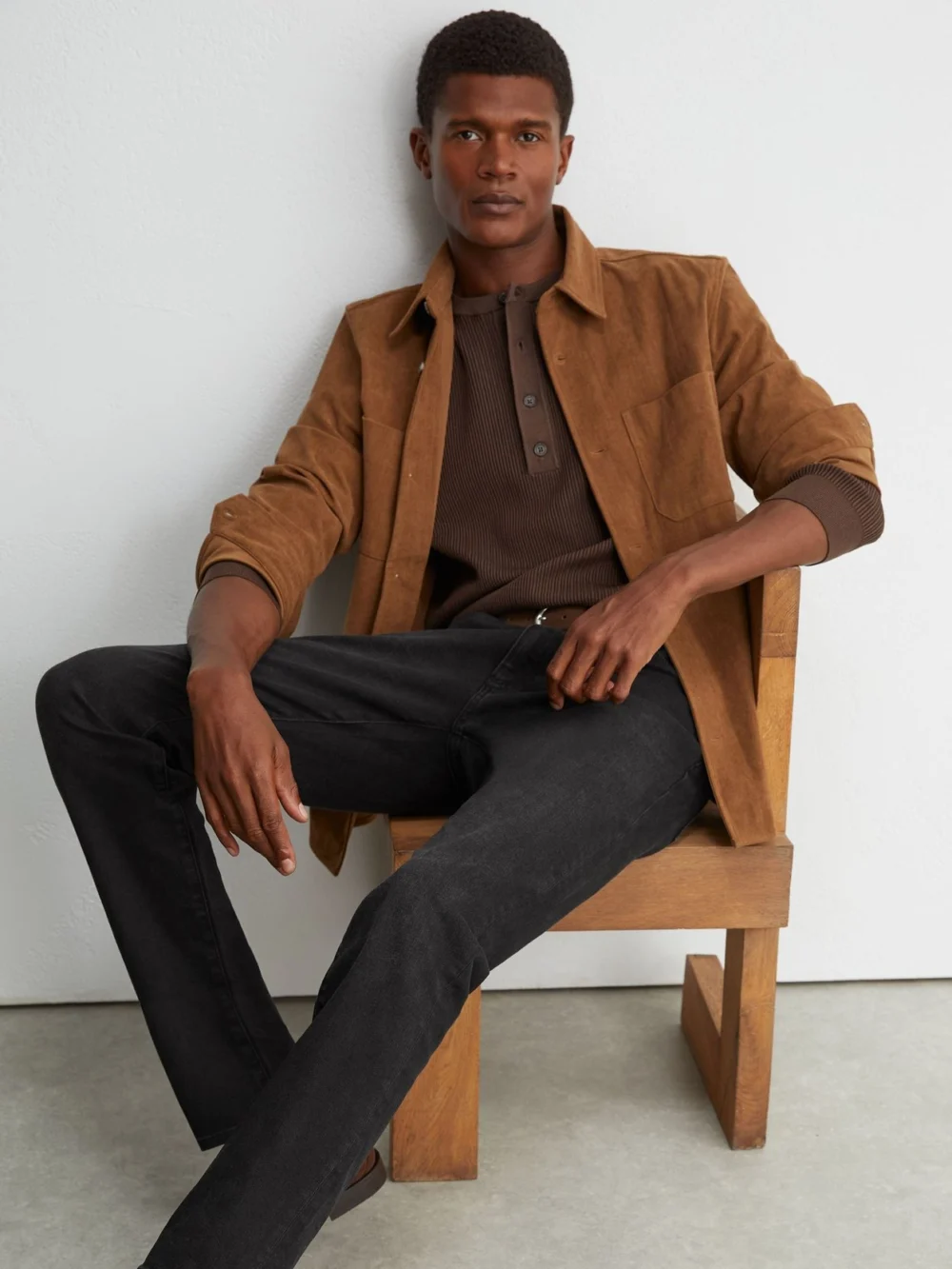 Reiss Black Slim-fit Jeans