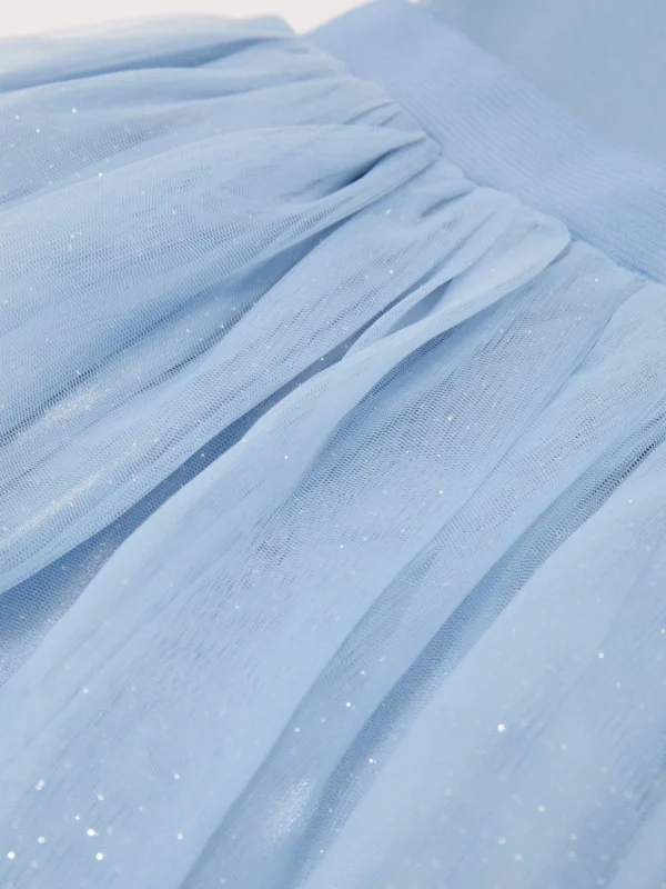 Reiss Blue 9-13 yrs Jersey Tulle-skirt Sleeveless Dress