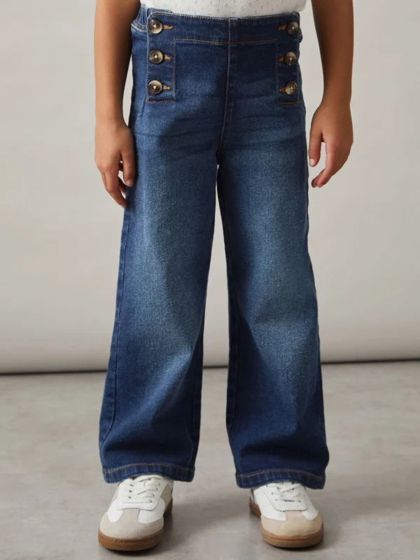 Reiss Blue 9-13 yrs Straight-leg Sailor Jeans