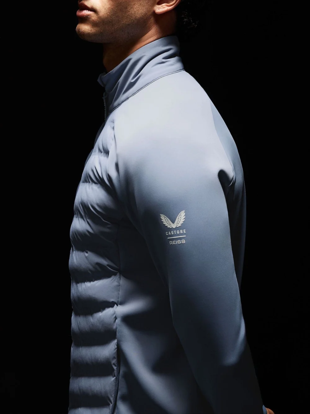 Reiss Blue Hybrid | Castore Quilted