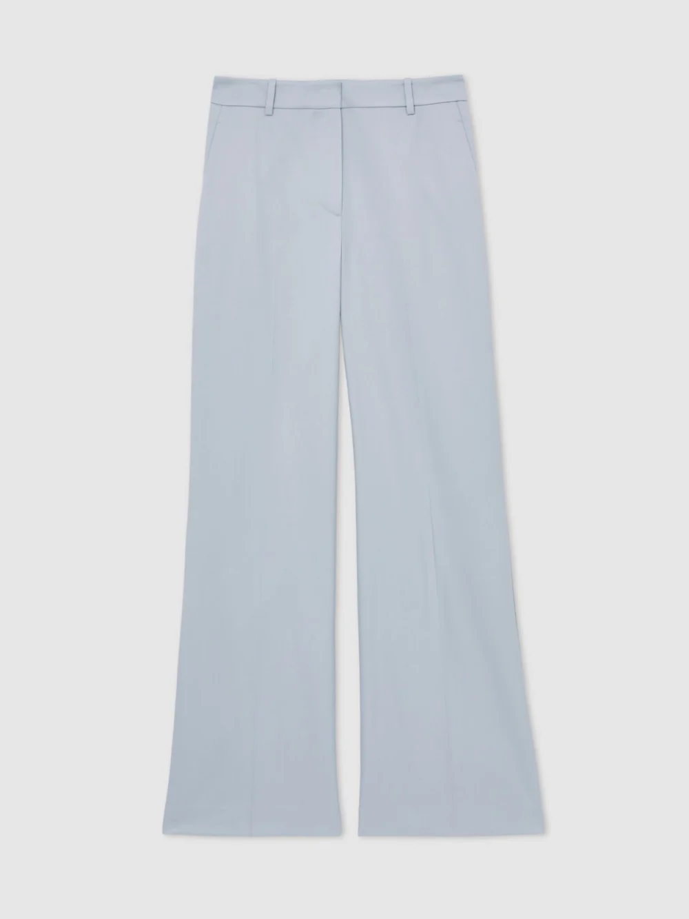 Reiss Blue Wide-leg Tailored Trousers, view 2