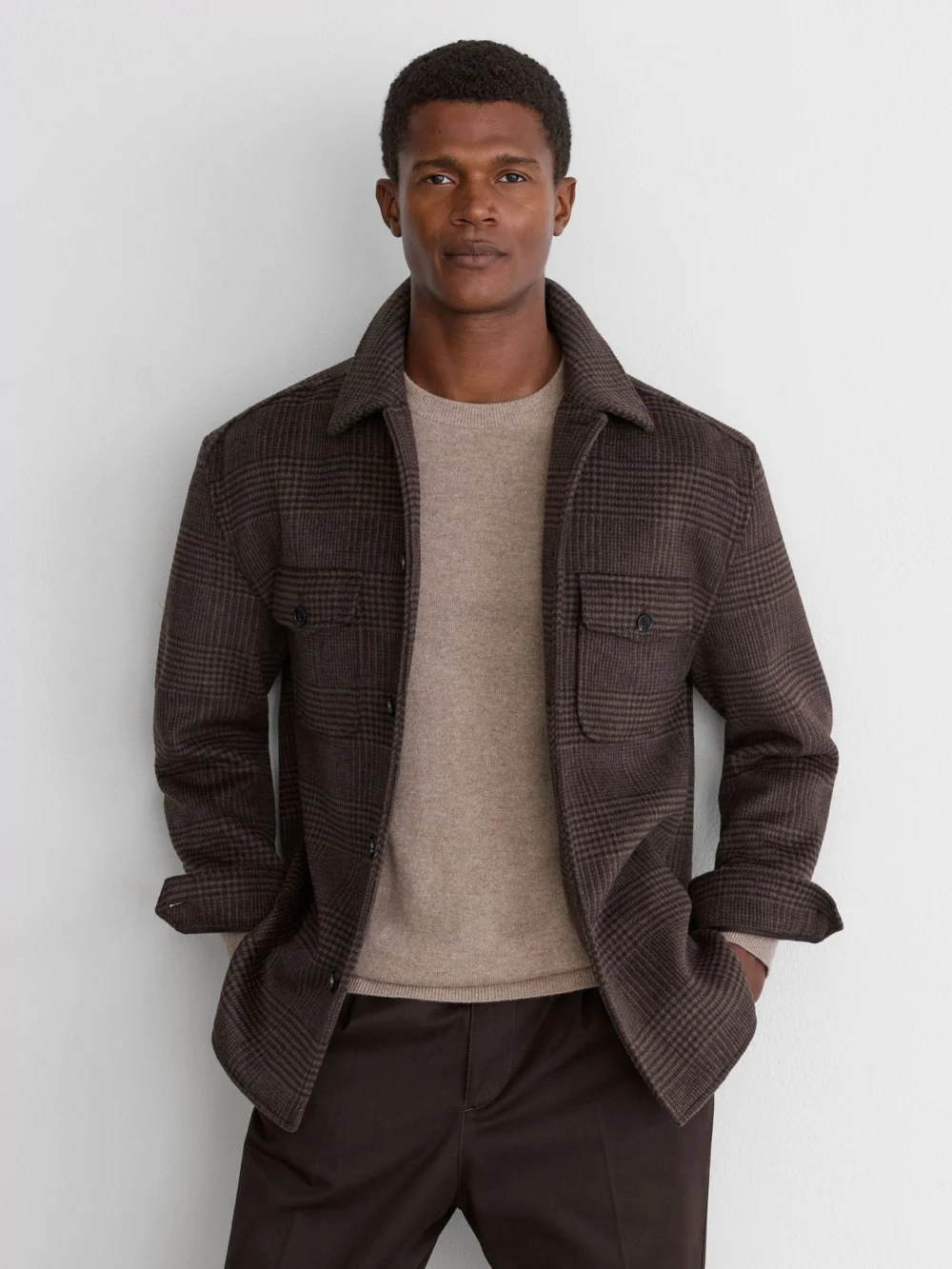 Reiss Brown Liam Shirt