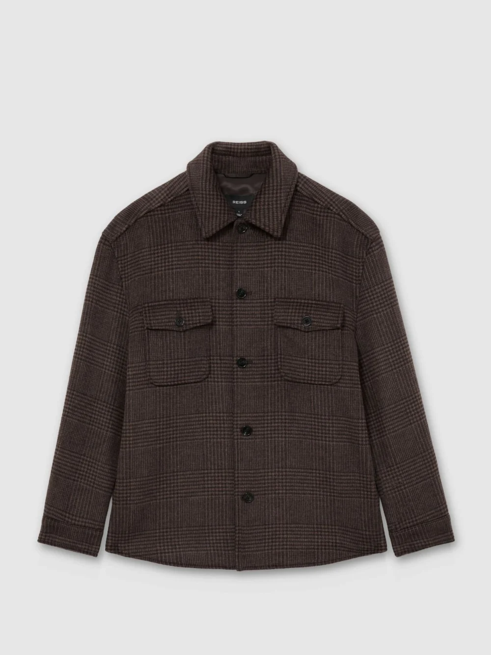 Reiss Brown Liam Shirt, view 2