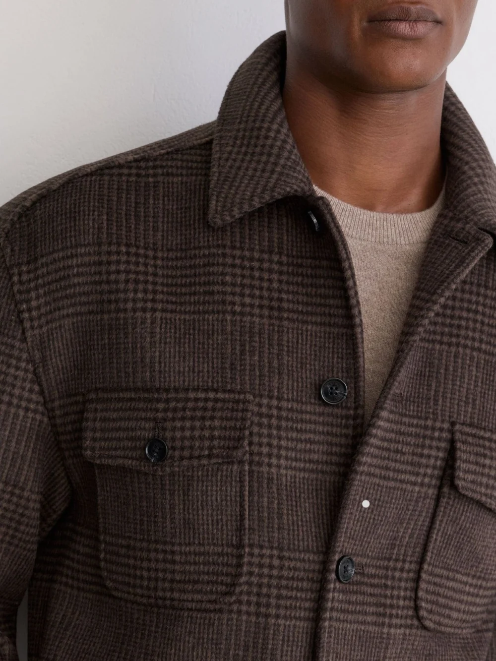 Reiss Brown Liam Shirt, view 3