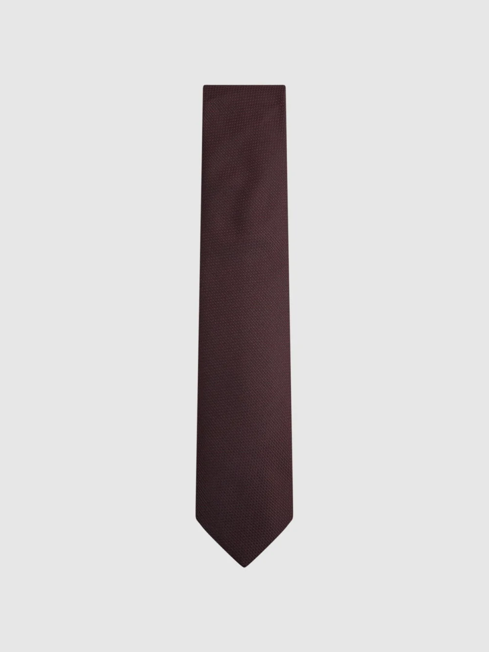 Reiss Burgundy Textured Tie