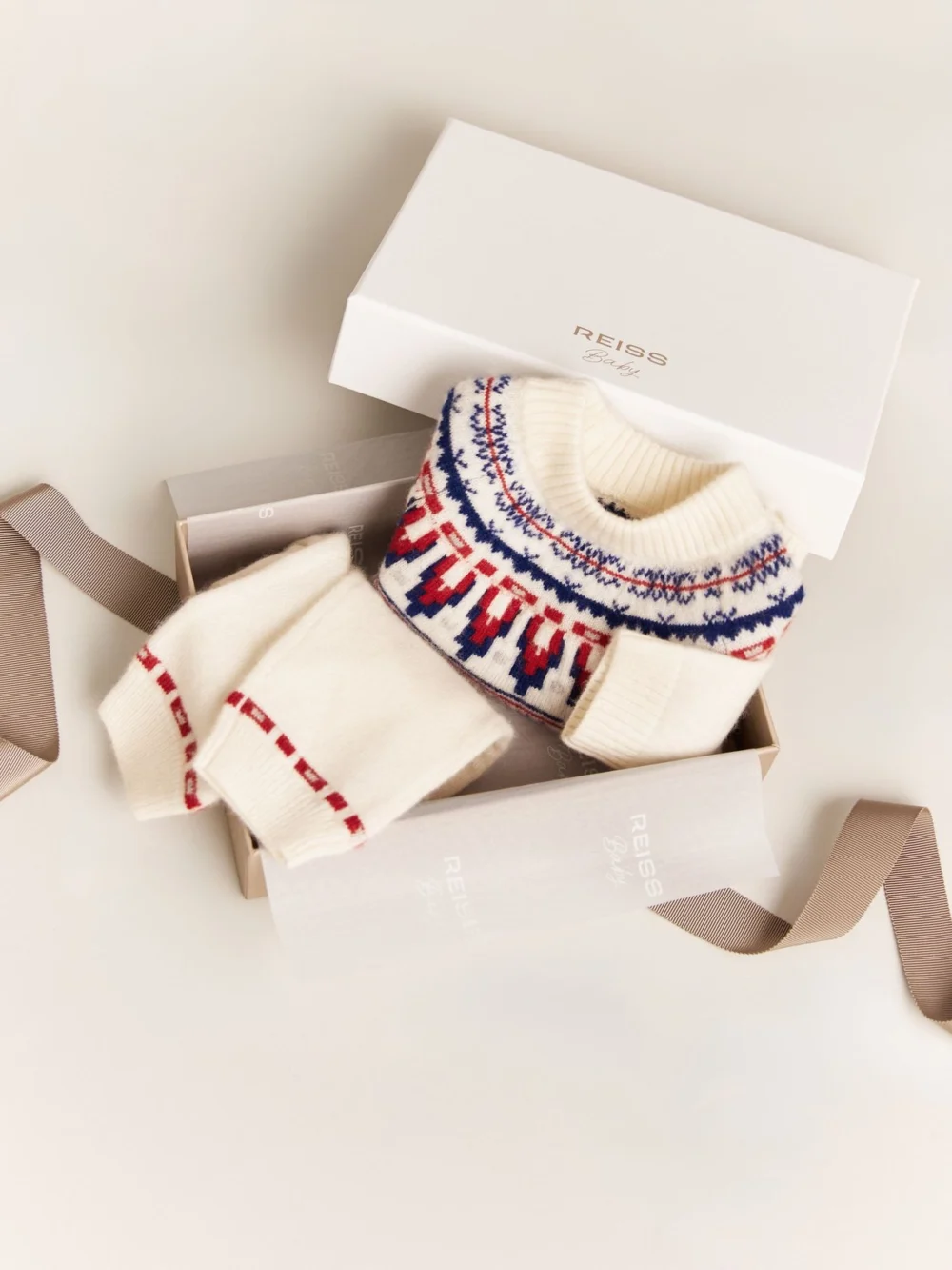 Reiss Cashmere Jumper and Leggings Set, view 4