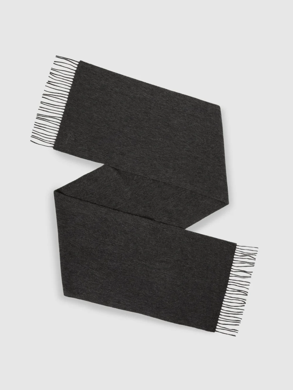 Reiss Charcoal Cashmere Blend Scarf,