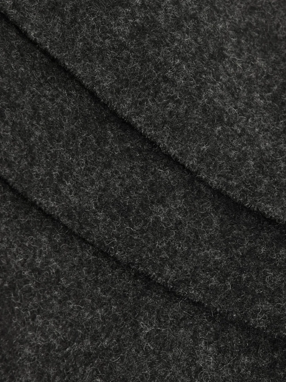 Reiss Charcoal Cashmere Blend Scarf,, view 4