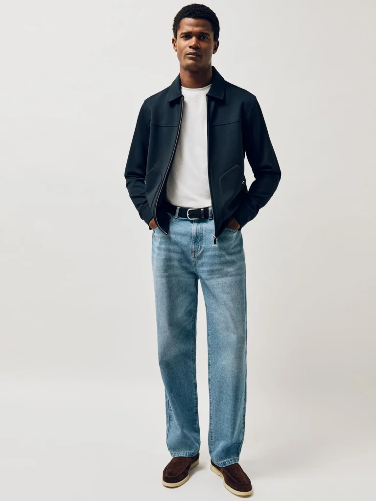 Reiss Chocolate Brown Suede Slip-on Loafers