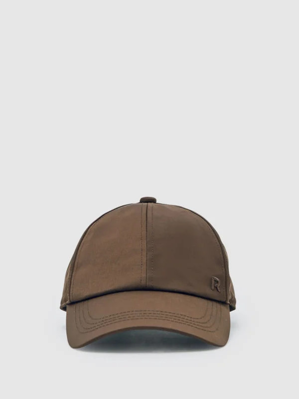 Reiss Chocolate Logo-embroidered Baseball Cap,