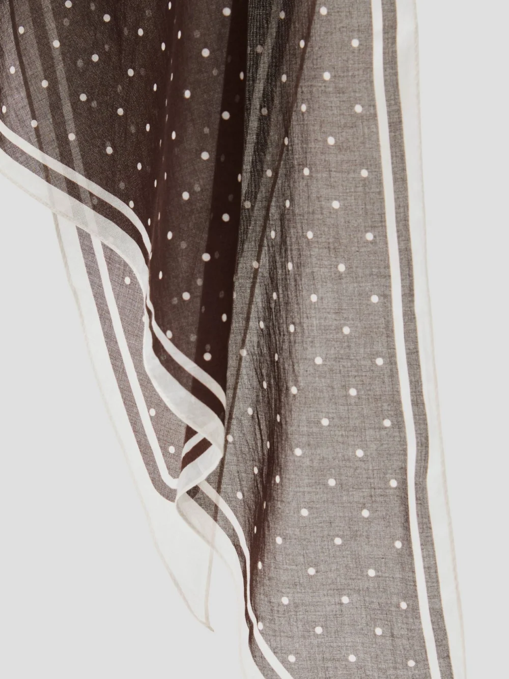Reiss Chocolate Polka-dot Beach Cover-up Sarong,, view 4