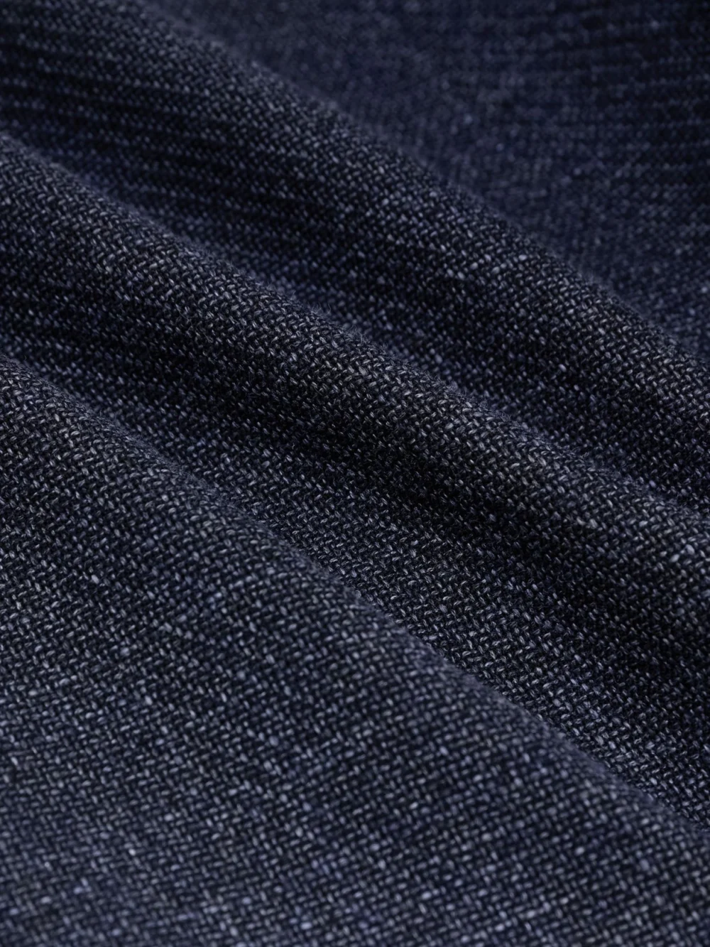 Reiss Denim Blue Cotton Hopsack Single-breasted Blazer Tailored-fit, view 3