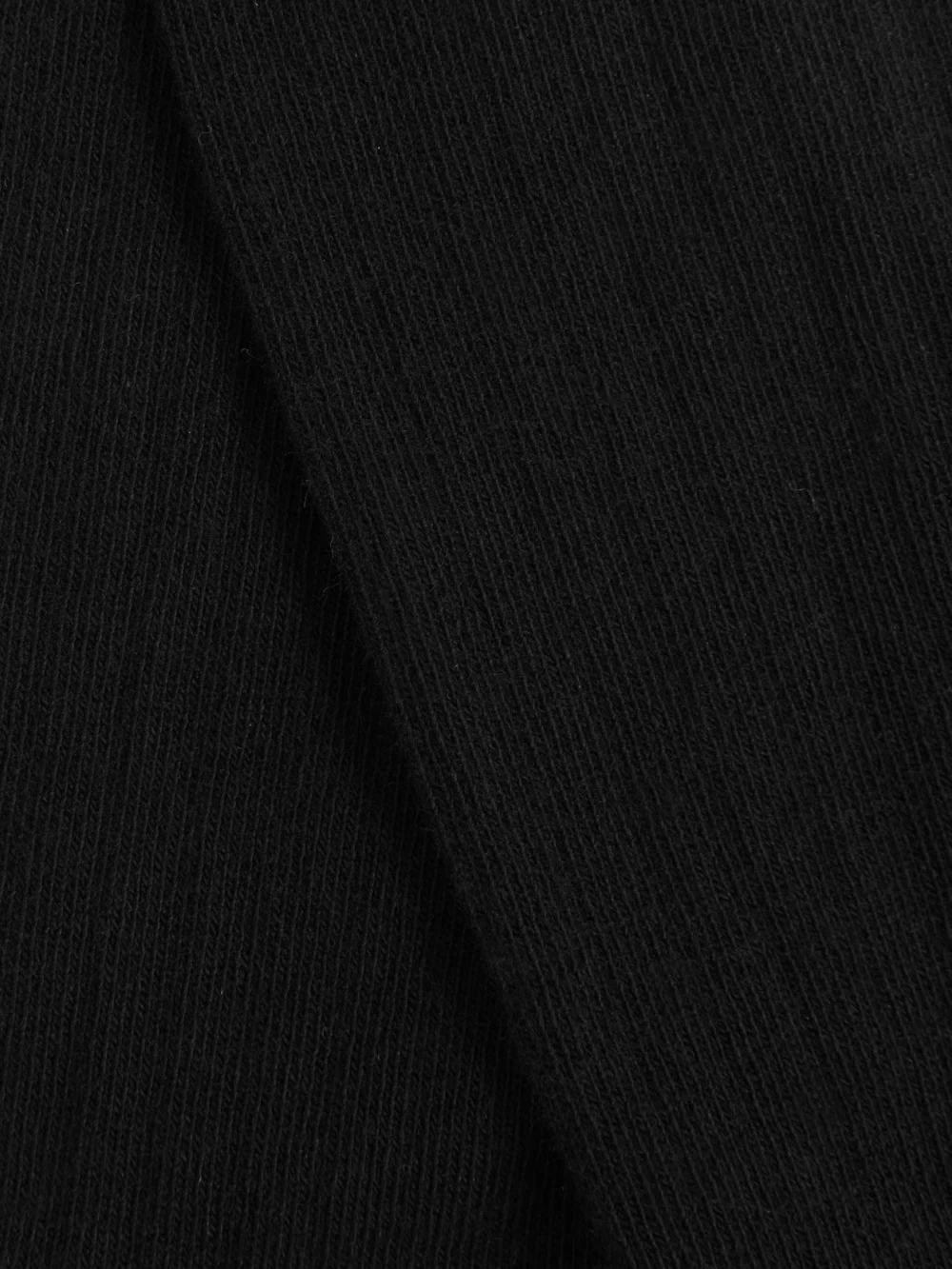 Reiss Felicia Loafer Socks Cotton Ribbed in Black, view 3