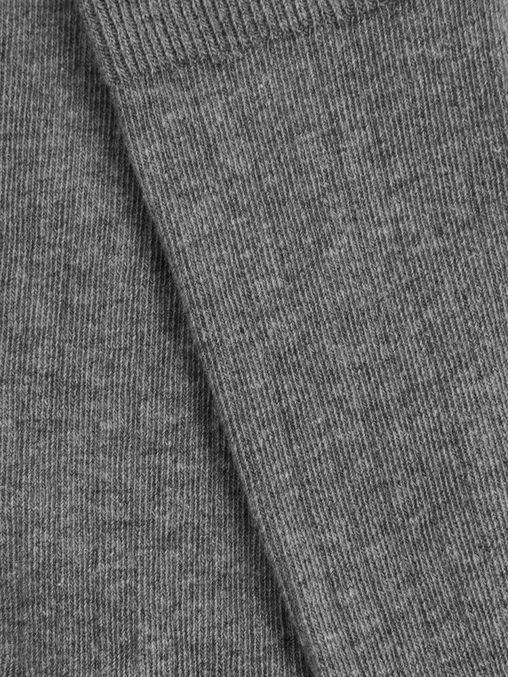 Reiss Felicia Loafer Socks Cotton Ribbed in Charcoal, view 3