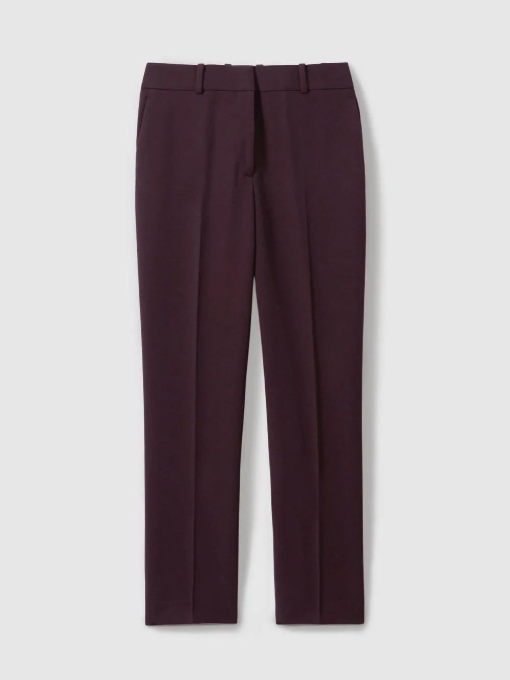 Reiss Gabi Women's Red Polyester Suit Trousers, view 2