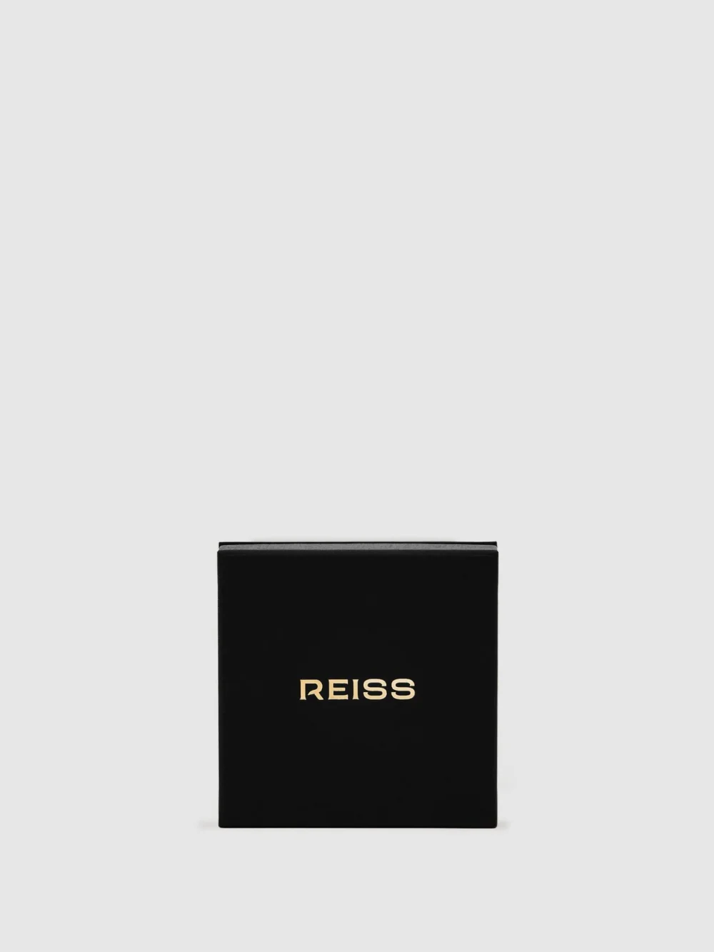 Reiss Gold Tone Brushed Twist Loop Earrings,, view 4