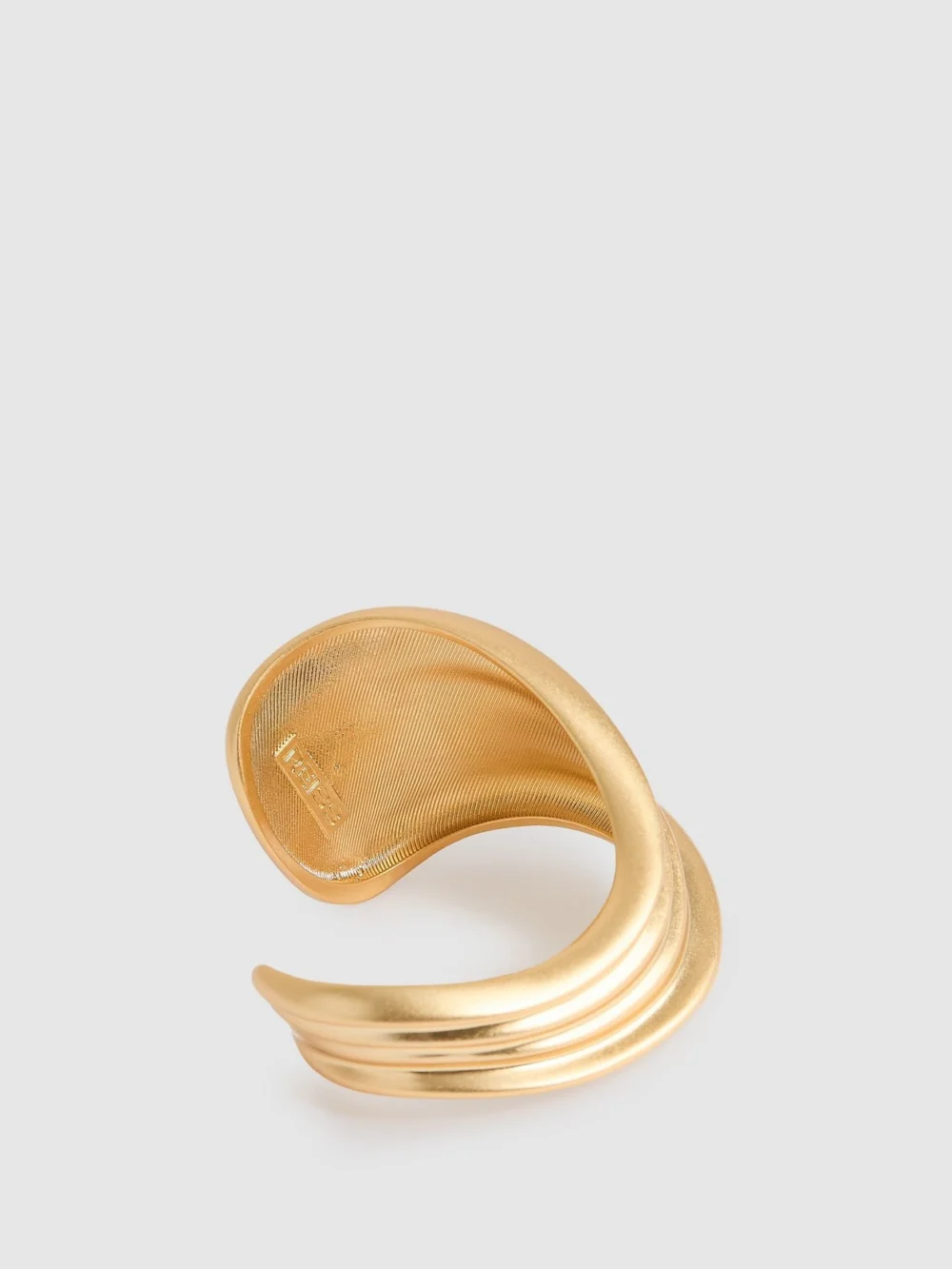 Reiss Gold Tone Fluid Sculpted Cuff,, view 3