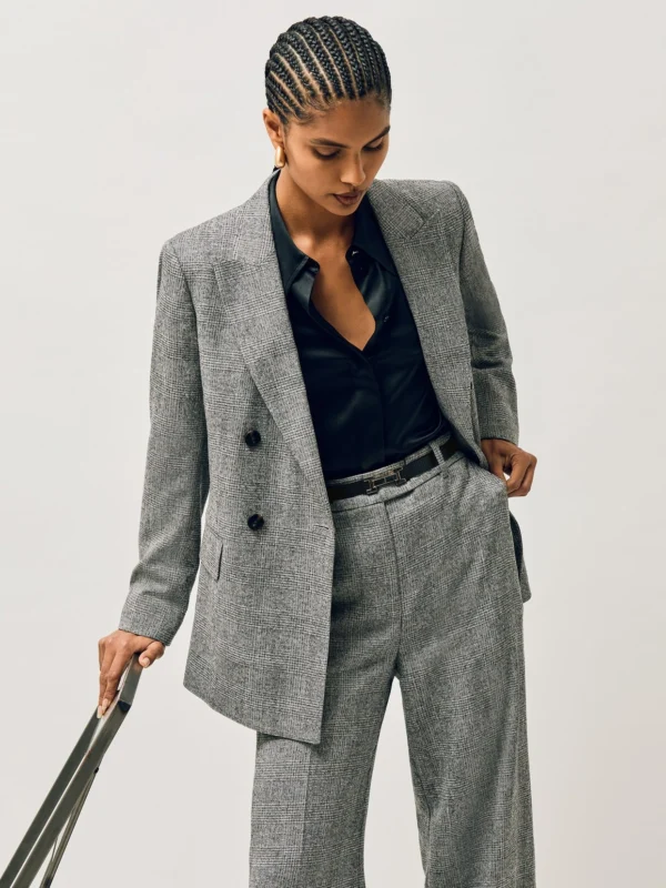 Reiss Hayley Square Hinge Belt Leather Plain