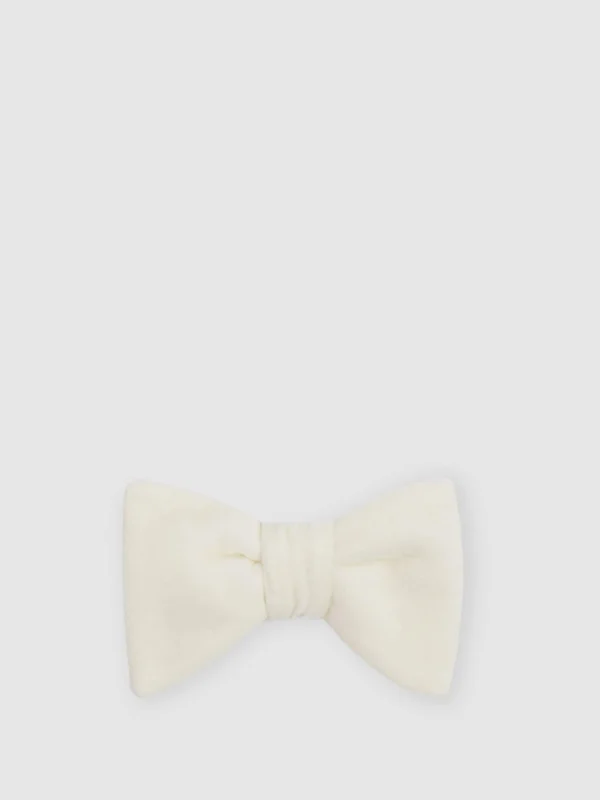 Reiss Hike Velvet Bow Tie, One Size