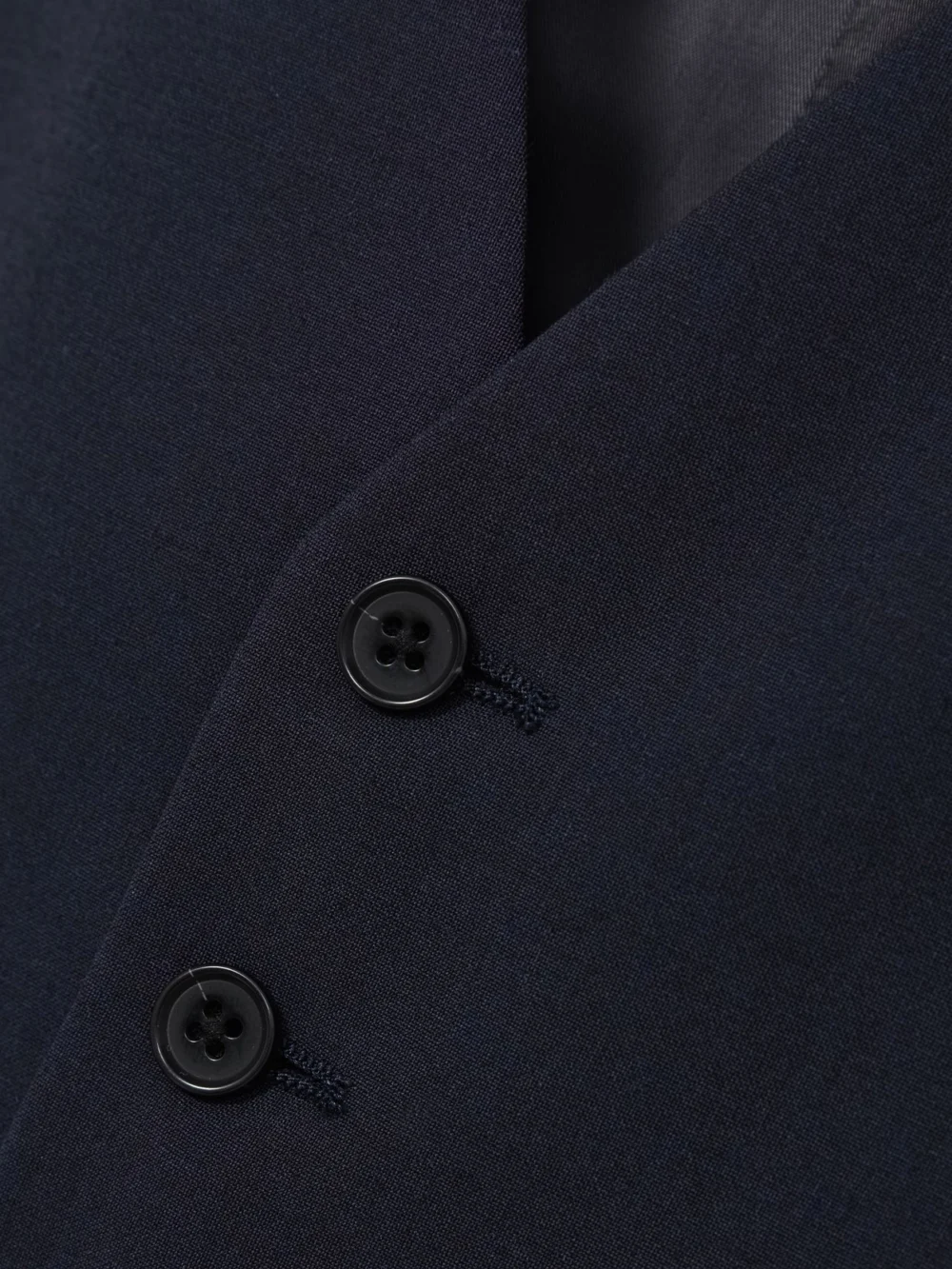 Reiss Hope Travel Waistcoat Wool Plain, view 4
