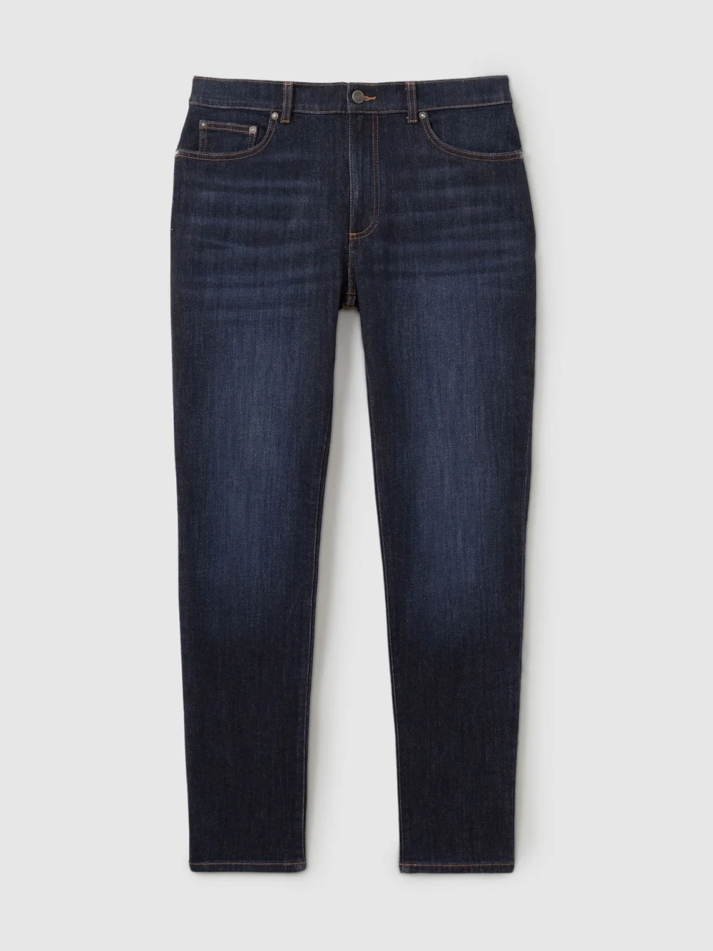 Reiss Indigo Blue Wash Cotton-blend Slim-fit Jeans, view 2