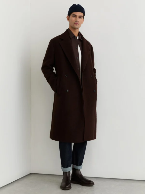 Reiss Jagger Men's Dark Brown Leather Chelsea Boots