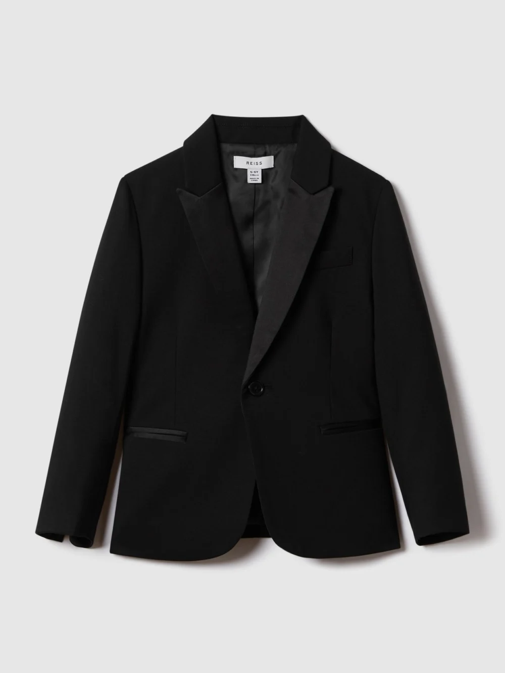 Reiss Knightsbridge B Single Breasted Blazer Cotton Plain, view 2