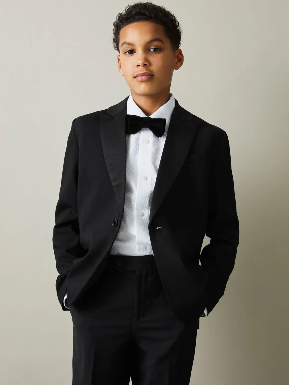 Reiss Knightsbridge B Single Breasted Blazer Cotton Plain, view 3
