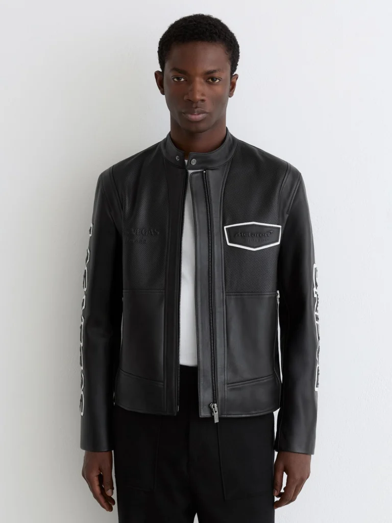 Reiss McLaren X McLaren F1 Team Black Las Vegas Biker Jacket