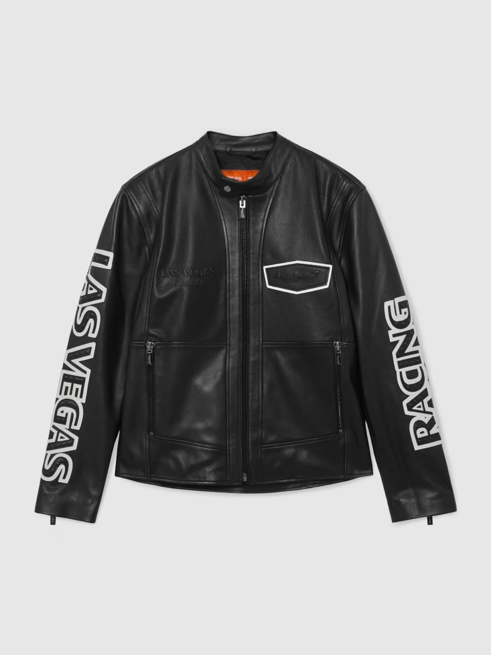 Reiss McLaren X McLaren F1 Team Black Las Vegas Biker Jacket, view 2