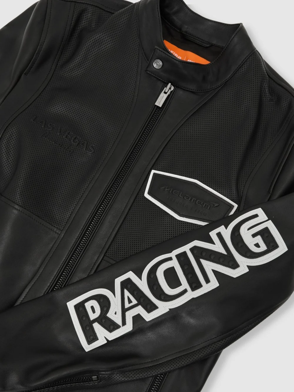 Reiss McLaren X McLaren F1 Team Black Las Vegas Biker Jacket, view 3