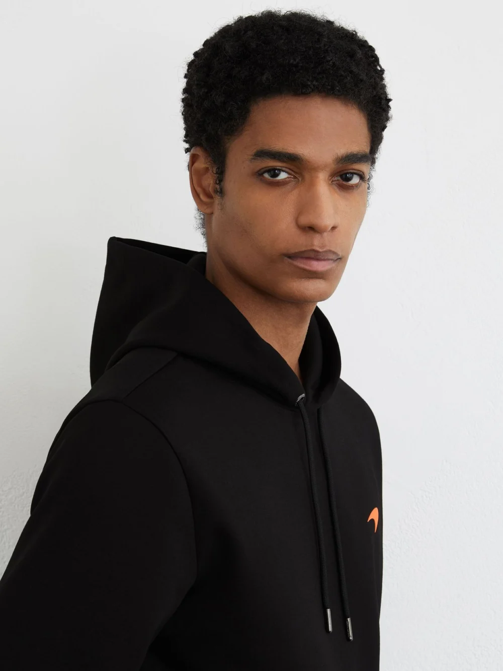 Reiss McLaren X McLaren F1 Team Black Racing Interlock Speedmark Hoodie, view 4